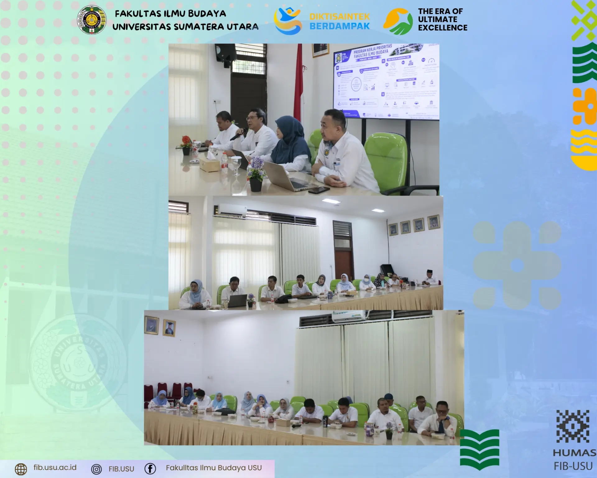FIB USU Gelar Rapat Koordinasi dan Harmonisasi Kinerja Lintas Unit Berbasis IKU dan IKP